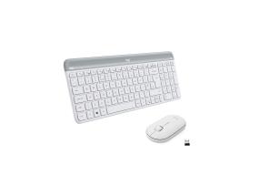 Logitech Slim Combo MK470, US, valkoinen - Langaton näppäimistö + hiiri