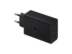 Samsung Trio, USB-C, USB-A, 65 W, musta - Virtalähde