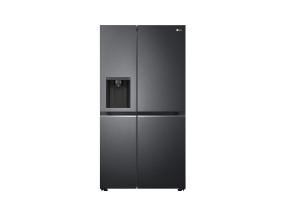 LG, vesi- ja jääannostelija, 635 L, korkeus 179 cm, musta - SBS jääkaappi