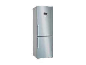 Bosch, NoFrost, 321 L, korkeus 186 cm, ruostumatonta terästä - Jääkaappi ja pakastin