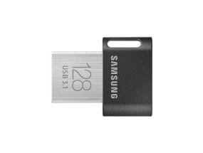 SAMSUNG FIT Plus, USB 3.1, 128 Gt, musta - Muistitikku