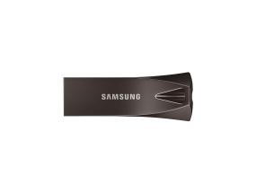 SAMSUNG BAR Plus, USB 3.1, 64 Gt, titaaninharmaa - Muistitikku