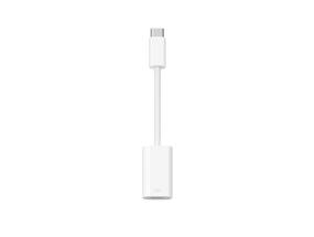 Apple USB-C - Lightning, valkoinen - Sovitin