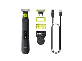 Philips OneBlade Pro 360 Face + body, musta - Hybridiparranajokoneet