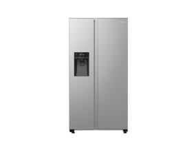 Hisense, NoFrost, 566 L, korkeus 179 cm, harmaa - SBS-jääkaappi