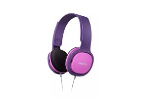 Philips SHK2000BK, pinkki/violetti - Kuulokkeet lapsille
