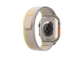 APPLE Watch 49mm, Trail Loop, S/M, keltainen/beige - Vaihtohihna