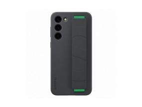 SAMSUNG Galaxy S23+, Silicone Grip Case, musta - Kotelo