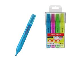 Tekstimerkki ERICH KRAUSE Liquid Visioline V-14, neon, sarja 4 kpl
