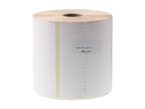 Lämpötarra rullassa 100x150mm valkoinen 300 kpl rullassa