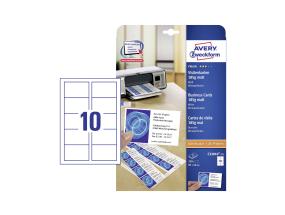 Käyntikortti paperi Avery C32010-25 valkoinen