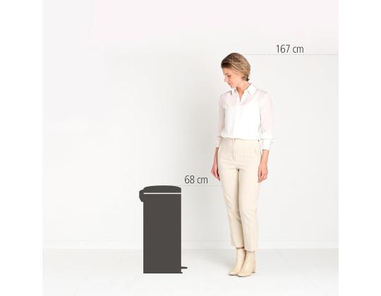 Roskakori 30L polkimella BRABANTIA NewIcon black