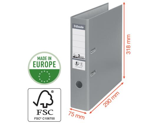 Sideaine ESSELTE No.1 Power A4 70mm turkoosi