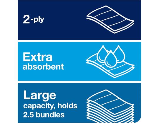 Lakanapyyhe 2-kerroksinen TORK H3 C-Fold Universal 24x27cm 120 arkkia (471111)