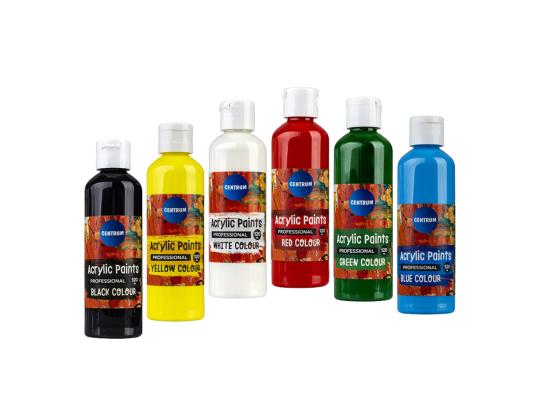Akryylimaali CENTRUM 120ml keltainen