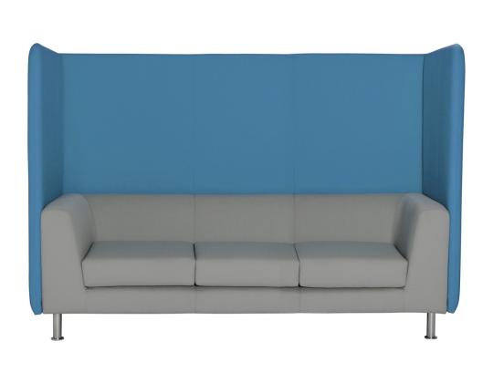 3-istuttava sohva akustisilla seinillä Notre Dame Lounge 103 (BN)
