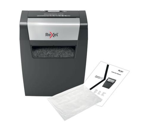 Rexel Momentum X308 paperisilppuri Hiukkasleikkuri 5x42mm P-3 15L, harmaa/musta