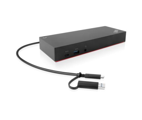 Lenovo ThinkPad 40AF0135EU hybridi USB-C/USB-A telakointiasema, langallinen, musta