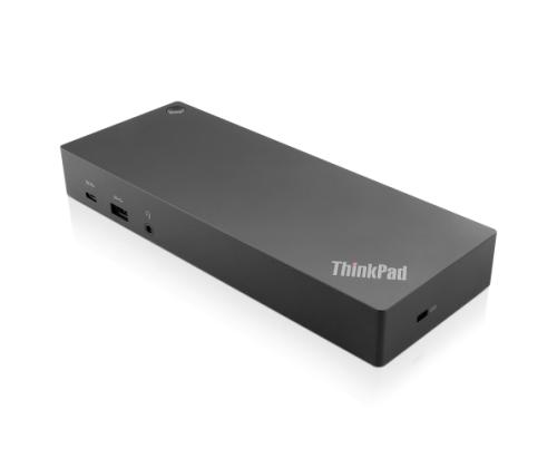 Lenovo ThinkPad 40AF0135EU hybridi USB-C/USB-A telakointiasema, langallinen, musta