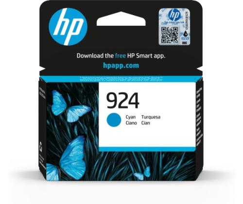 HP 924 (4K0U3NE) mustekasetti, syaani