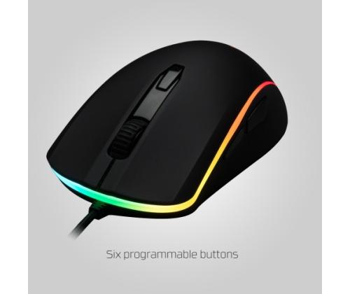 HyperX Pulsefire Surge langallinen pelihiiri, 16000 DPI, RGB-valaistus, musta