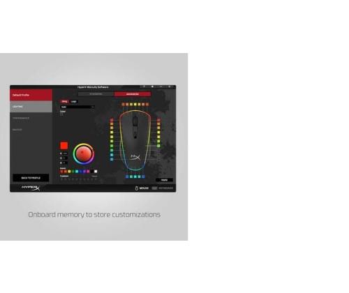HyperX Pulsefire Surge langallinen pelihiiri, 16000 DPI, RGB-valaistus, musta