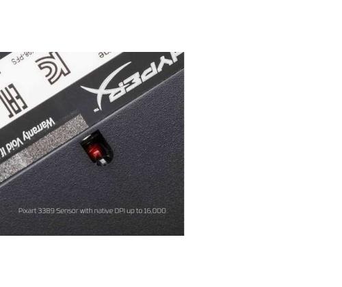 HyperX Pulsefire Surge langallinen pelihiiri, 16000 DPI, RGB-valaistus, musta
