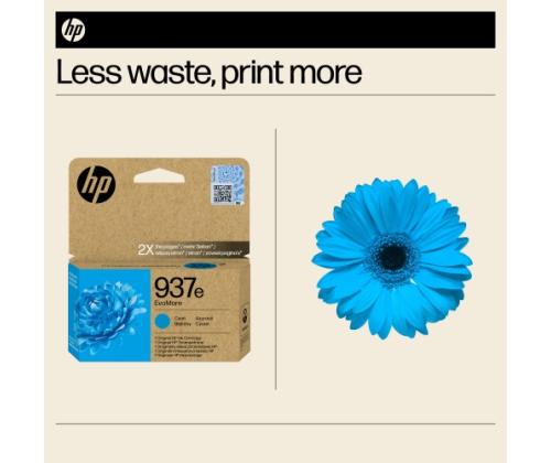 HP 937e EvoMore (4S6W6NE) mustekasetti, syaani