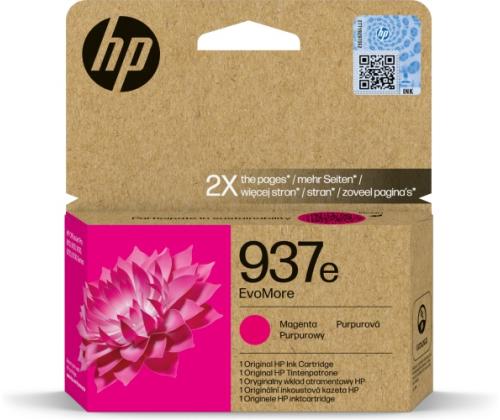 HP 937e EvoMore (4S6W7NE) mustekasetti, Magenta