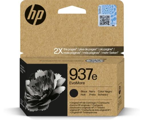 HP 937e EvoMore (4S6W9NE) mustekasetti, musta