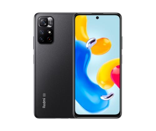 Xiaomi Redmi Note 11S älypuhelin 6.6'' 4GB RAM 64GB ROM Dual SIM 5G Midnight Black (SPEC)