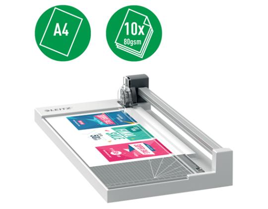 Leitz Precision Home Office -paperileikkuri A4, 10 arkkia