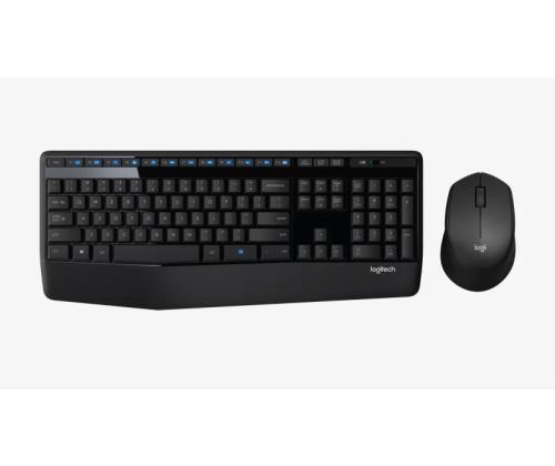 Logitech MK345 langaton näppäimistö + hiiri, US, musta (SPEC)