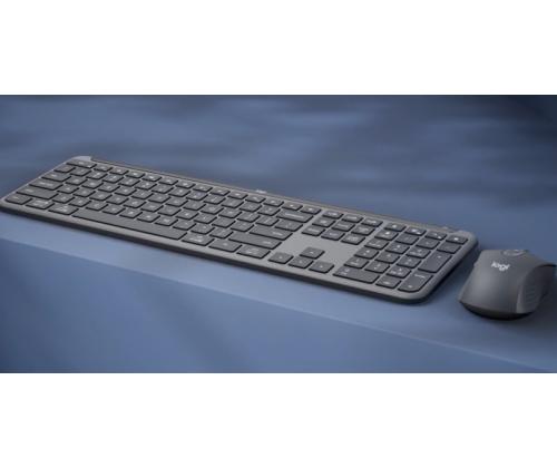 Logitech Signature Slim Combo MK950 for Business Langaton näppäimistö + hiiri, US Int, grafiitti