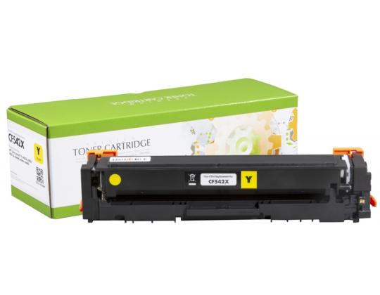 Toonerikassett analoginen HP No.203X kollane 2,5K (CF542X)/CANON CRG-054HY Uusi siru