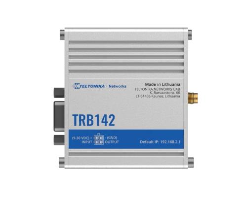 Teltonika TRB142 Teollisuuden kestävä LTE RS232-yhdyskäytävä