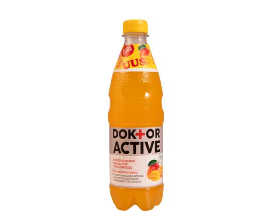 AURA DR. Aktiivinen mango-appelsiinimehujuoma vitamiineilla 0,5l