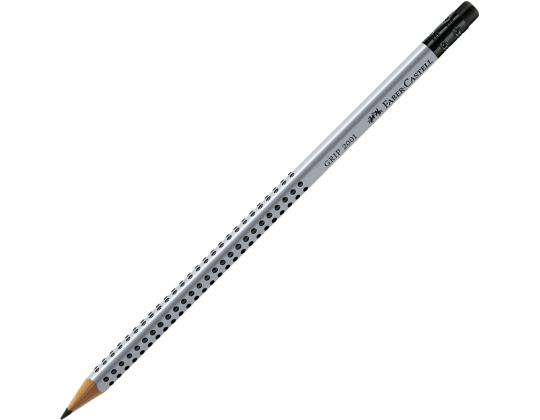 Tavallinen lyijykynä FABER-CASTELL Grip 2001 B ergonominen, teroitettu kumi