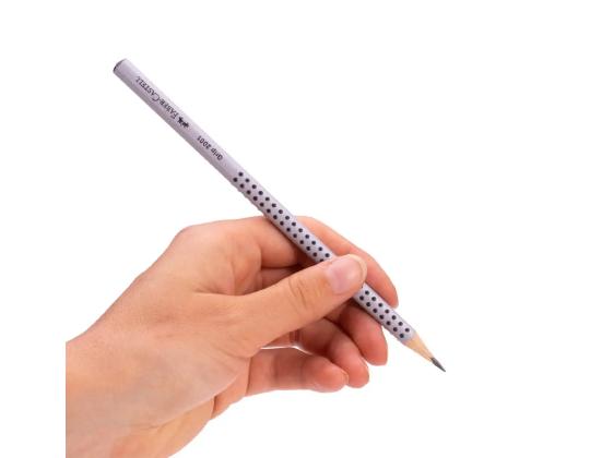 Tavallinen lyijykynä FABER-CASTELL Grip H kumiton ergonominen teroitettu