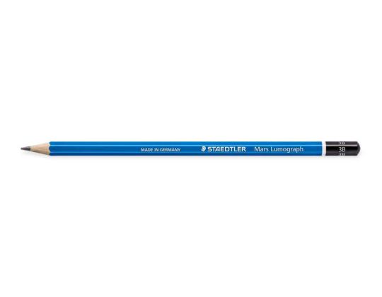 Tavallinen lyijykynä STAEDTLER Mars Lumograph 3B ilman pyyhekumia