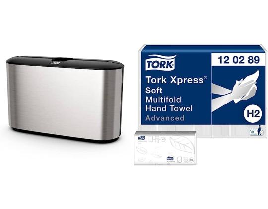 Pyyhepidike pöytään TORK H2 ruostumaton/muovi (460005)
