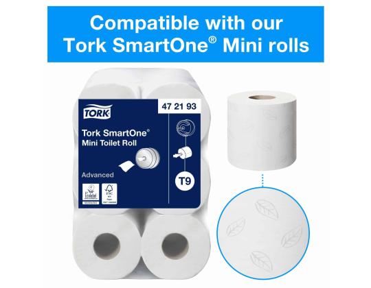 WC-paperiteline TORK SmartOne® Mini valkoinen