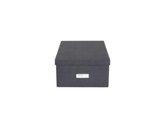 Säilytyslaatikko kannella KATIA collapsible box, BLACK