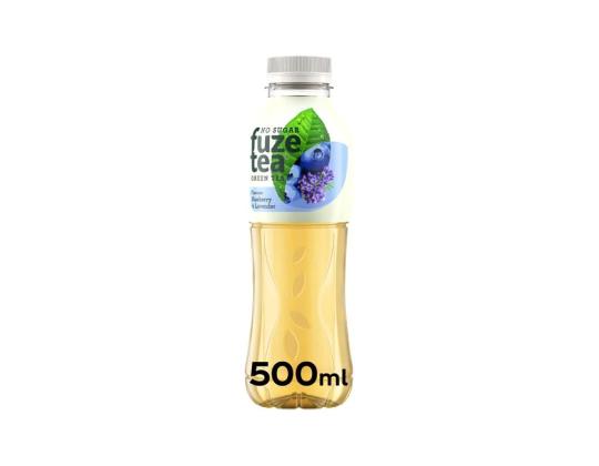 Jäätee FUZETEA Mustikka & Laventeli, sokeriton, 500ml