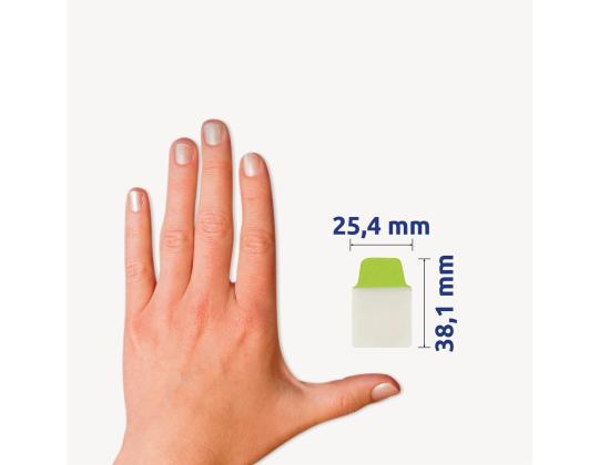 Kirjanmerkki 25,4x38mm AVERY 4 pastelliväriä pakkauksessa