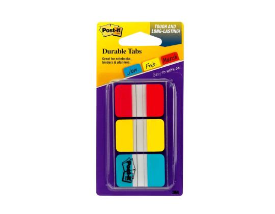 Kirjanmerkki 25,4x38mm POST-IT 686RYB 3 väriä pakkauksessa