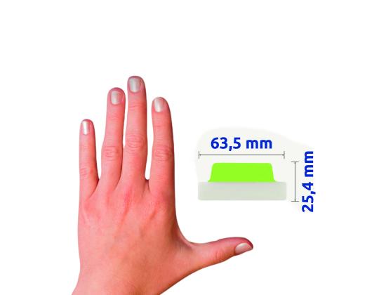 Kirjanmerkki 63.5x25mm AVERY 4 neonvärin pakkauksessa