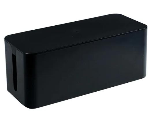 Kaapelin järjestäjälaatikko YELLOW ONE 405x155x135mm musta