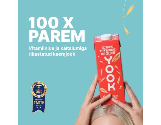 Kaurajuoma YOOK vitamiineja ja kalsiumia 1L