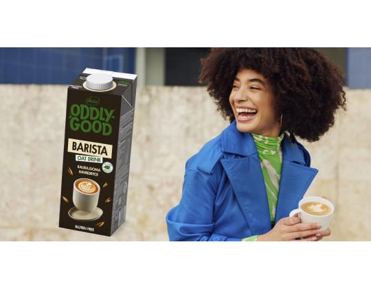 Kauramaito gluteeniton kaurajuoma UHT VALIO Oddlygood Barista 1L